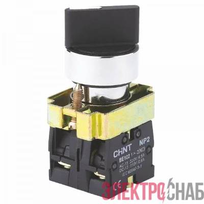 Переключатель NP2-BD53 3 полож. с возвратом 2НО IP40 CHINT 574852
