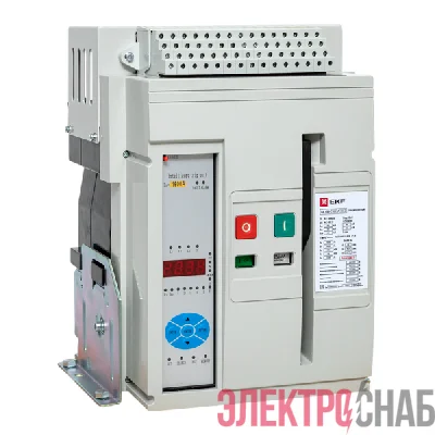 Выключатель автоматический 3п 1600/1000А 55кА ВА-450 стац. EKF mccb450-1600-1000