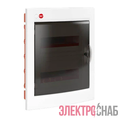 Щиток встраиваемый 24мод. IP41 с дверцей с клеммн. блоком 63А бел. DKC RB24B4TWD