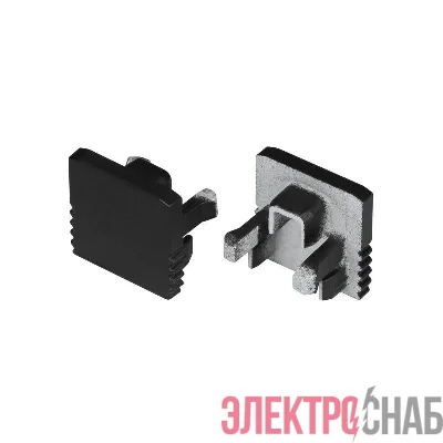 Заглушка SL-MINI-10 BLACK глухая пластик (комплект) Arlight 049414