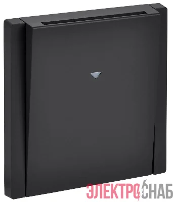 Выключатель карточный FORTE&PIANO 30А FP143 черн. IEK FP-V11-0-10-1-K02