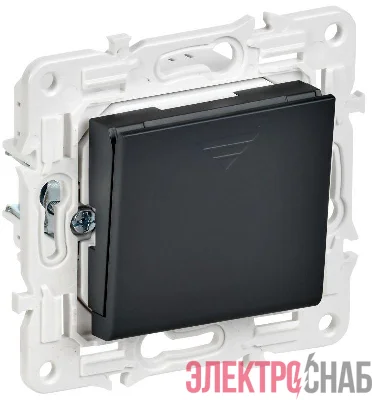 Выключатель карточный SKANDY 30А SK-V15Bl черн. IEK SK-V11-0-10-K02