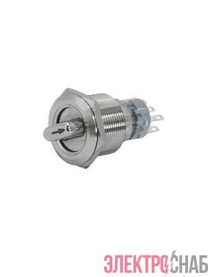 Переключатель GQ22-L-22X/31/S IP65 2НО+2НЗ на 3 положения с фиксацией I-O-II d22мм метал. Электротехник ET259212