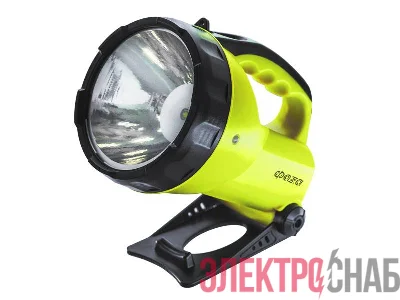 Фонарь-прожектор аккумуляторный AccuF6-L3W-gn SMD 3Вт IP20 2 режима: яркий/эконом аккум. 0.9А.ч индикатор зарядки; ремень зел. ФАZА 2853653