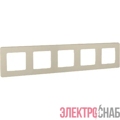 Рамка 5-м Inspiria сл. кость IEK 673971