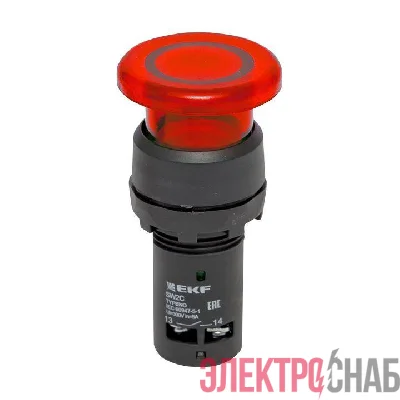 Кнопка SW2C-MD гриб красн. EKF sw2c-md-rr