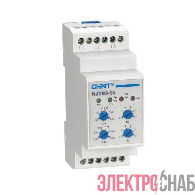 Реле контроля фаз NJYB3-8 AC 380В CHINT 636033