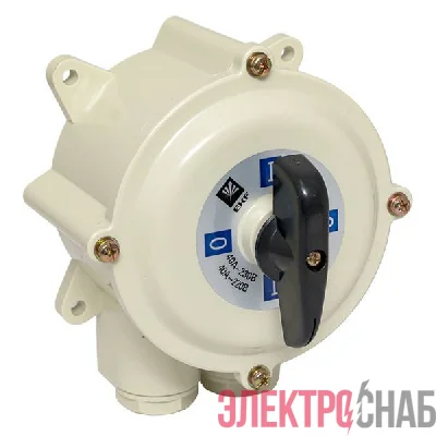 Выключатель пакетный 1-кл. 40А IP56 ПВ3-40 М1 пл. беж. EKF pv-3-40-4