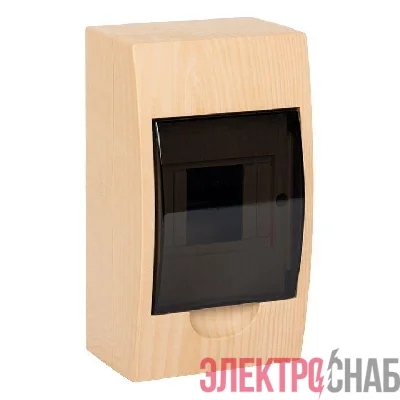 Щит ЩРН-П-4 IP41 светлое дерево PROxima EKF pb40-n-4-light