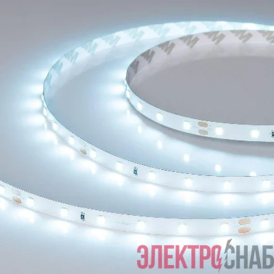 Лента светодиодная RT-A60-8mm 24В Ice Blue 4.8Вт/м IP20 (уп.5м) Arlight 055376