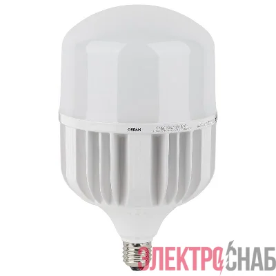 Лампа светодиодная высокомощная LED HW 80Вт T матовая 4000К нейтр. бел. E27 8000лм 140-265В с адаптером E40 угол пучка 200град. PF&amp;amp;amp;amp;amp;amp;amp;amp;amp;amp;amp;amp;amp;amp;amp;amp;amp;gt;/=09 (замена 800Вт) OSRAM 4058075576933