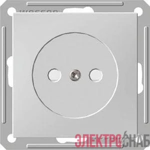 Розетка 1-м СП W59 16А IP20 без заземл. защ. шторки механизм бел. SE RS16-151-1-86