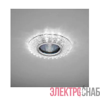 Светильник Emilia LED 51 5 70 декор. огран. полимер. со светодиод. подсвет. MR 16 прозр. ИТАЛМАК IT8681