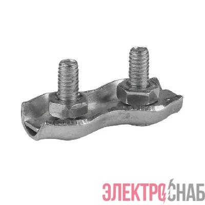 Зажим для троса двойн. Duplex (2мм) EKF zdtd-2