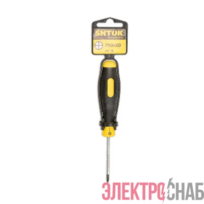 Отвертка РН 0х60мм (09106) SHTOK 376323