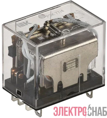 Реле РЭК 77-4 10А 12В DC IEK RRP10-4-10-012D