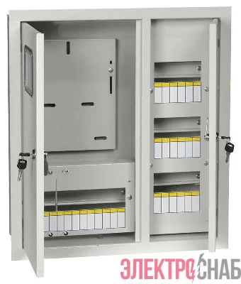 Корпус ЩУРв-3/30 TITAN 550х500х165мм IP31 метал. IEK MKM35-V-30-31-1-ZO