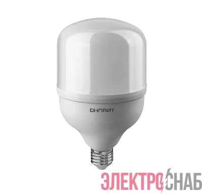 Лампа светодиодная высокомощная 82 904 OLL-T125-50-230-840-E27Е40 50Вт 4000К нейтр. бел. E27/E40 3500лм 176-264В ОНЛАЙТ 82904