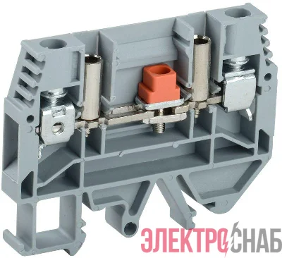 Клемма винтовая КВИ-6-И измерительная 6кв.мм сер. IEK YZN30-006S-K03