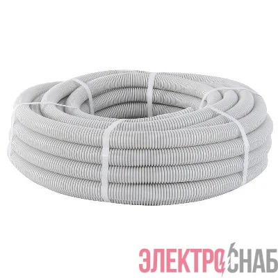 Труба гофрированная ПВХ d16мм с протяжкой (уп.10м) Plast PROxima EKF tg-z-16-10m