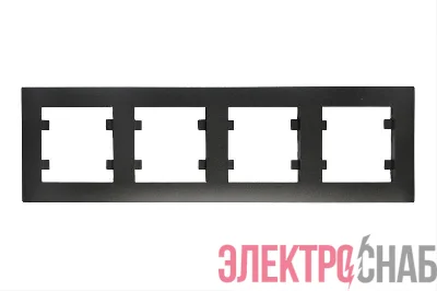 Рамка 4-м Karea RIZZ STAR чер. Makel 88054704