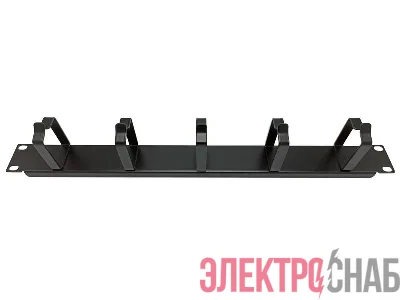 Органайзер кабельный 19дюйм 1U 5 колец черн. TOKOV ELECTRIC TKE-CM-1U-5PR