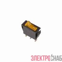 Выключатель клавишный 12В 15А (3с) ON-OFF красн. с подсветкой Mini (RWB-206-1; SC-768) Rexant 36-2170