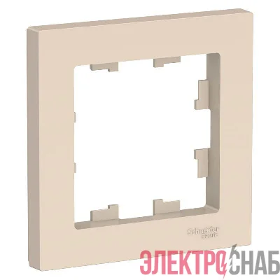 Рамка 1-м AtlasDesign беж. SE ATN000201