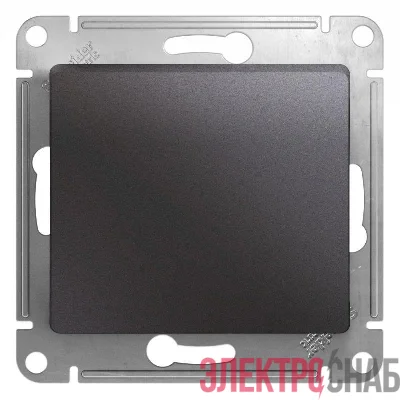Переключатель проходной 1-кл. СП Glossa 10А IP20 (сх. 6) 10AX механизм графит SE GSL001361