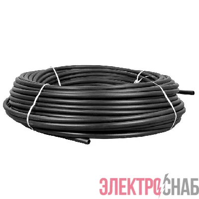 Труба гладкая ПНД жесткая d25мм черн. (уп.100м) PROxima EKF tpndg-25
