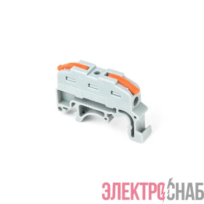 Клемма монтажная СМК PTC-1P 4211 DIN 450В 32А 0.08-2.5(4.0)кв.мм JazzWay 5073883