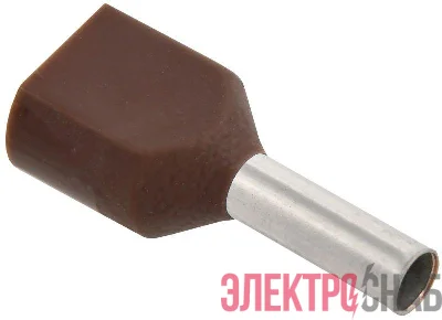 Наконечник НШВИ(2) 1.5-8 корич. (уп.100шт) IEK UTE10-D2-4-100