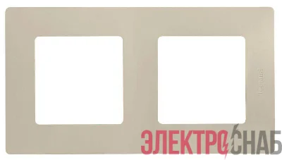 Рамка 2-м Etika сл. кость Leg 672512