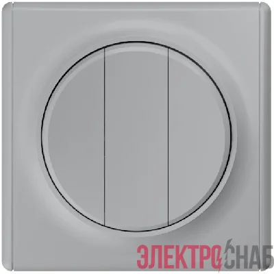 Выключатель 3-кл. СП Florence 10А IP20 механизм сер. 1E31901302 OneKeyElectro 2172849
