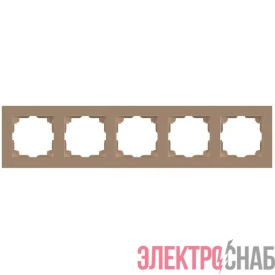 Рамка 5-м СП Accent 6-505-04 шампань Intro Б0063726