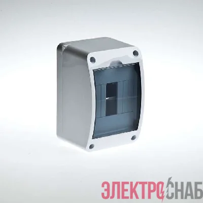 Бокс ОП Тусо 4мод. IP40 бел./прозр. двер. Рувинил 68304