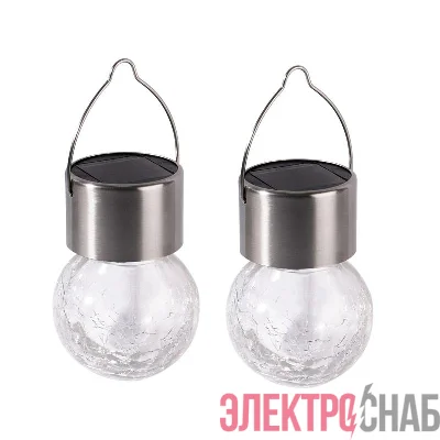 Светильник светодиодный SLR-L02 (комплект из 2х RGB светильников) подвесной на солнечн. батарее IP44 (уп.2шт) ФАZА 5048096