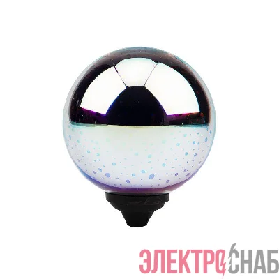 Светильник светодиодный 3D Шар с солнечн. панелью и аккумулятором установка в грунт мультиколор Lamper 602-255