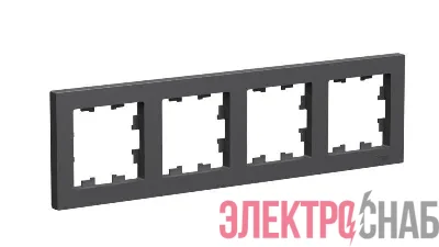 Рамка 4-пост. AtlasDesign универс. базальт SE ATN001404