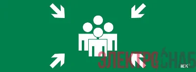 Этикетка самоклеящаяся 350х130мм "Место сбора" IEK LPC10-1-35-13-MSTS