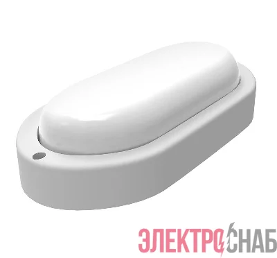 Светильник светодиодный ЖКХ LITE 160х90х46 8Вт 680лм 4000К 200-240В IP65 овал бел. Gauss 161418208