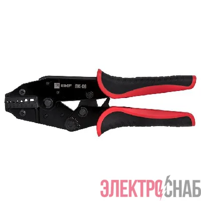 Пресс-клещи ПК-06 2х0.5-2х6.0кв.мм НШвИ2 Expert EKF pk-06-exp