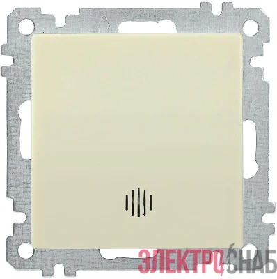 Выключатель 1-кл. СП Bolero ВС10-1-1-Б 10А IP20 с индикацией механизм крем. IEK EVB11-K33-10
