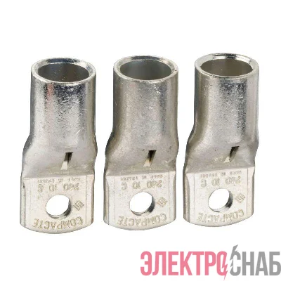 Комплект наконечник каб. алюм. 120кв.мм + 2 разделителя для NSX (уп.3шт) SchE LV429252