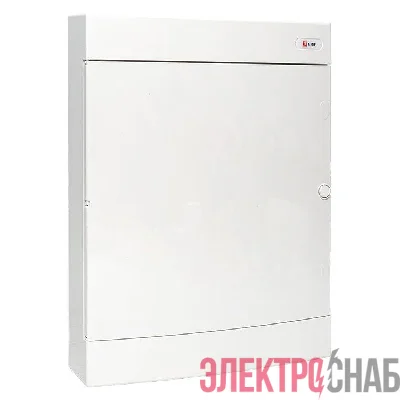 Щит распределительный навесной Unix 3х18мод. IP41 бел. дверь PROxima EKF ux-3x18-nw