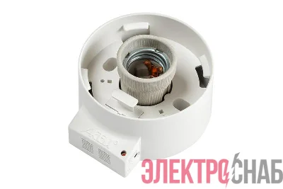 Светильник ЖКХ Селена E27 под плафон А85 основание с оптико-акустическим датчиком Актей СА-18