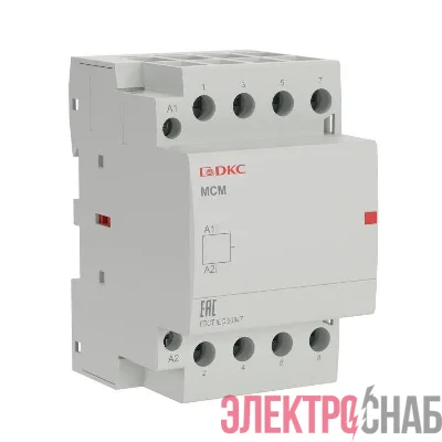Контактор модульный 4НО MCE 4P 63А управляющ. напряжен. 240В 50Гц YON MCE-63-40-A240
