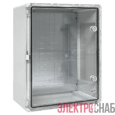 Бокс пластиковый с монтажной платой 500х400х240 IP65 прозр. дверь PROxima EKF PBT65MP007