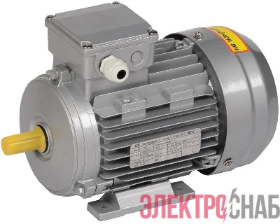 Электродвигатель АИР DRIVE 3ф 63B4 220/380В 0.37кВт 1500об/мин 1081 IEK DRV063-B4-000-4-1510