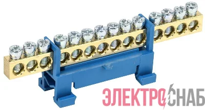 Шина нулевая на DIN-изол. "Стойка" ШНИ 6х9-14-С-С IEK YNN10-69-14P-K07